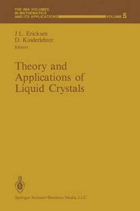 Cover image for Theory and Applications of Liquid Crystals