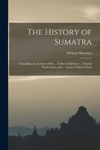 Cover image for The History of Sumatra
