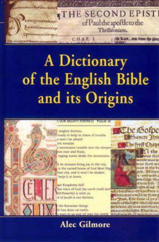 Cover image for A Dictionary of the English Bible and its Origins