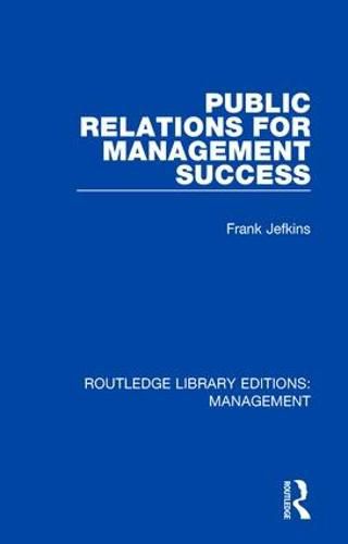 Cover image for Public Relations for Management Success