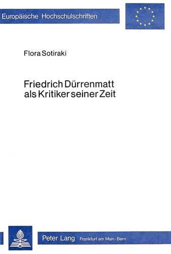 Cover image for Friedrich Duerrenmatt ALS Kritiker Seiner Zeit