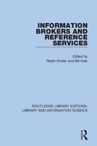 Cover image for Information Brokers and Reference Services