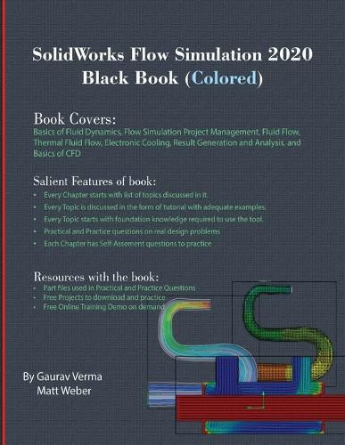 Cover image for SolidWorks Flow Simulation 2020 Black Book (Colored)