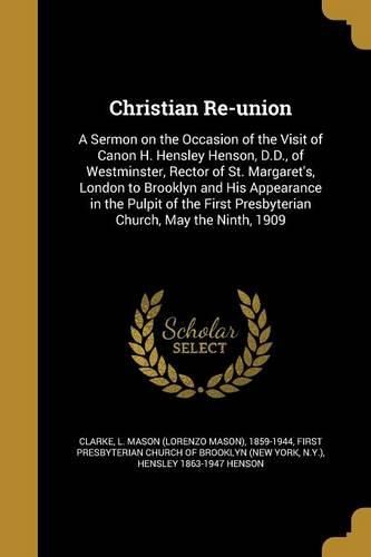 Cover image for Christian Re-union