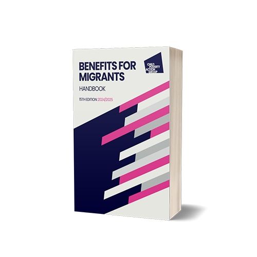 Cover image for Benefits for Migrants handbook, 15th edition 2023