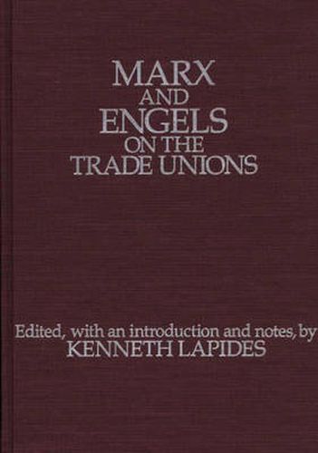 Cover image for Marx and Engels on the Trade Unions