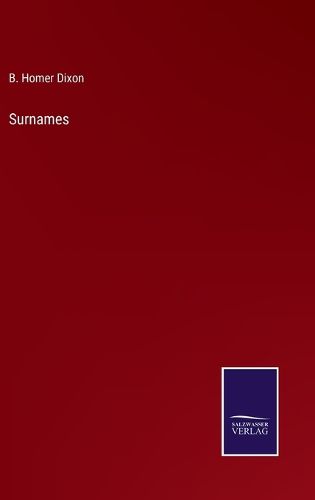 Cover image for Surnames