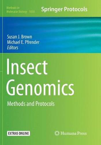 Cover image for Insect Genomics: Methods and Protocols