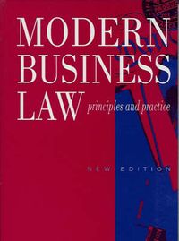 Cover image for Modern Business Law: Principles and Practice