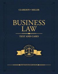 Cover image for Business Law: Text and Cases