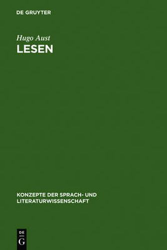 Cover image for Lesen: UEberlegungen Zum Sprachlichen Verstehen