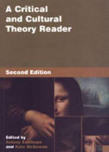 Cover image for A Critical and Cultural Theory Reader: Second Ed