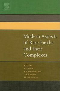 Cover image for Modern Aspects of Rare Earths and their Complexes