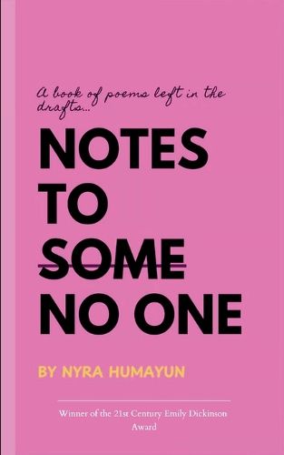 Cover image for Notes to No One (Edition1st)
