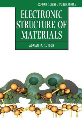 Cover image for Electronic Structure of Materials