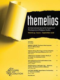 Cover image for Themelios, Volume 33, Issue 2