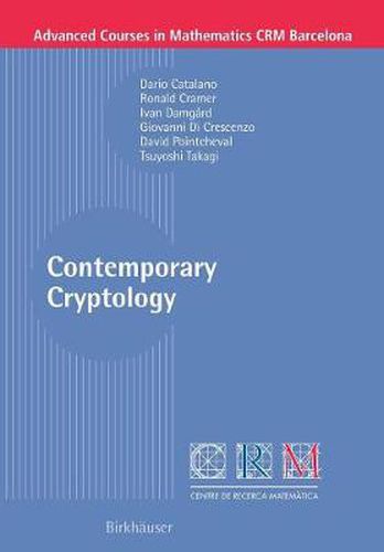 Cover image for Contemporary Cryptology