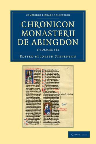 Cover image for Chronicon monasterii de Abingdon 2 Volume Set