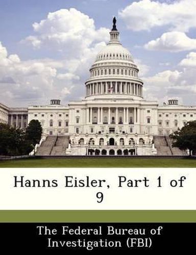 Cover image for Hanns Eisler, Part 1 of 9