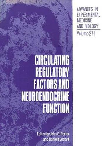 Cover image for Circulating Regulatory Factors and Neuroendocrine Function