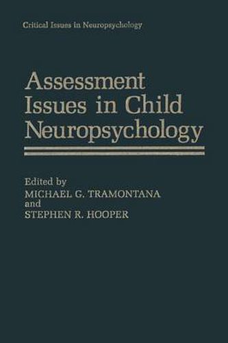 Cover image for Assessment Issues in Child Neuropsychology