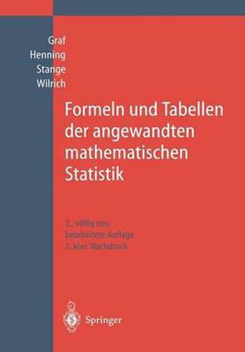 Formeln und Tabellen der angewandten mathematischen Statistik