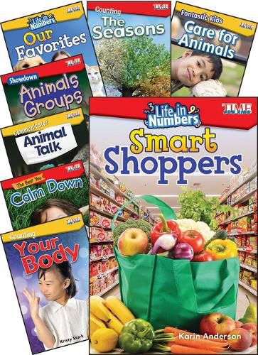 Cover image for Time for Kids Math/Science Grades K-1, 8-Book Set