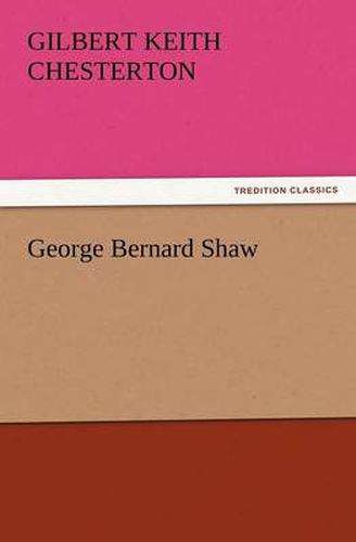 Cover image for George Bernard Shaw