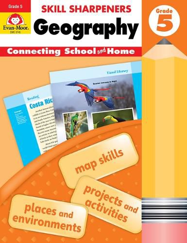 Skill Sharpeners: Geography, Grade 5 Workbook