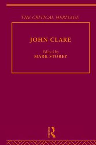 Cover image for John Clare: The Critical Heritage