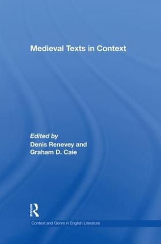 Cover image for Medieval Texts in Context