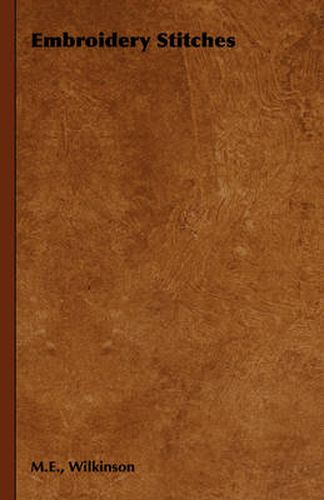 Cover image for Embroidery Stitches