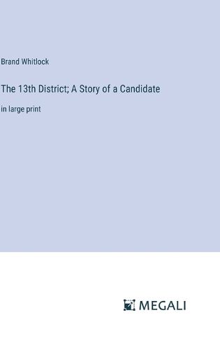 Cover image for The 13th District; A Story of a Candidate