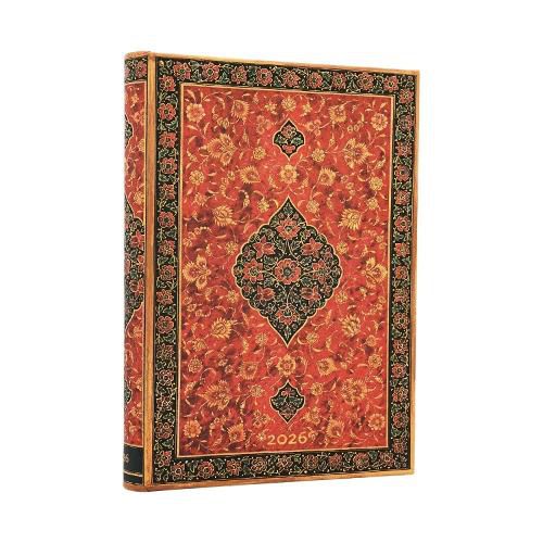 Cover image for 2026 Layla (Persian Poetry) Midi 12-month Day-at-a-Time Hardcover Flexi Dayplanner 2026 (Elastic Band Closure)