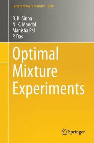 Cover image for Optimal Mixture Experiments