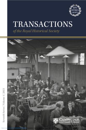 Cover image for Transactions of the Royal Historical Society: Volume 1