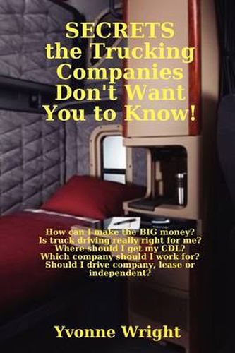 Cover image for Secrets the Trucking Companies Don't Want You to Know!