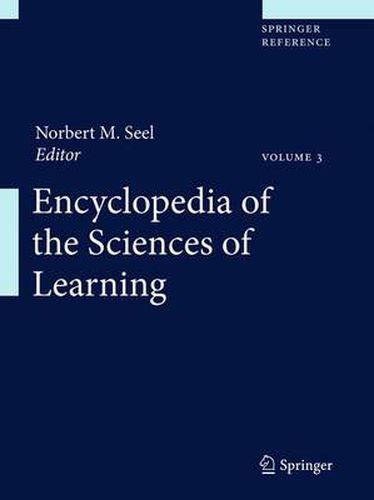 Cover image for Encyclopedia of the Sciences of Learning