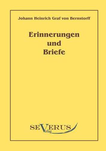 Cover image for Erinnerungen und Briefe