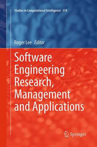 Cover image for Software Engineering Research, Management and Applications