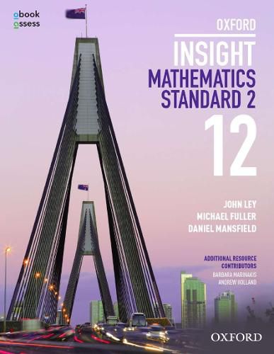 Cover image for Oxford Insight Mathematics Standard 2 Year 12 Student book + obook assess