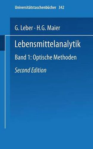 Cover image for Lebensmittelanalytik