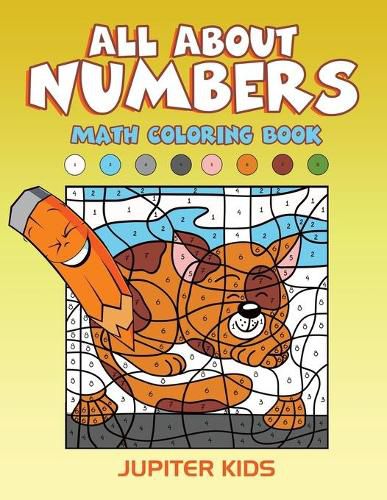 Cover image for All About Numbers: Math Coloring Book