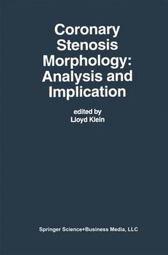 Cover image for Coronary Stenosis Morphology: Analysis and Implication