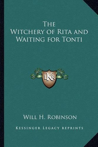 Cover image for The Witchery of Rita and Waiting for Tonti