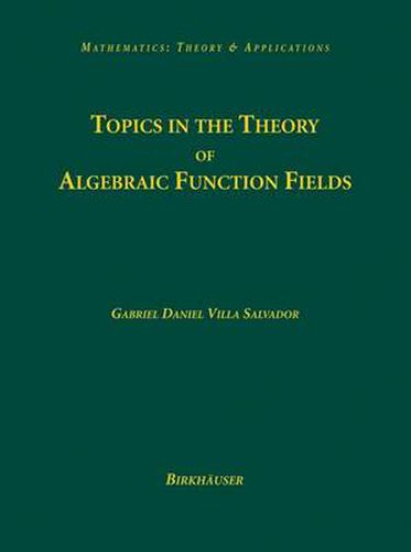 Cover image for Topics in the Theory of Algebraic Function Fields