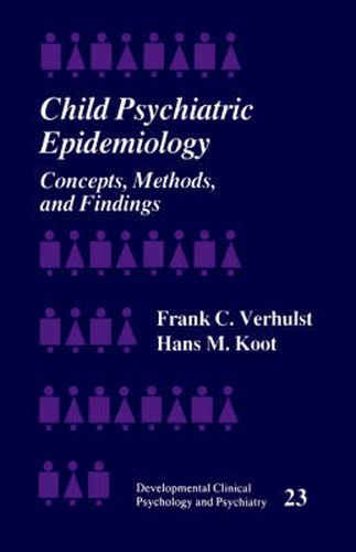 Cover image for Child Psychiatric Epidemiology: Concepts, Methods and Findings