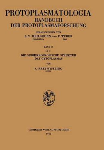 Cover image for Die Submikroskopische Struktur Des Cytoplasmas
