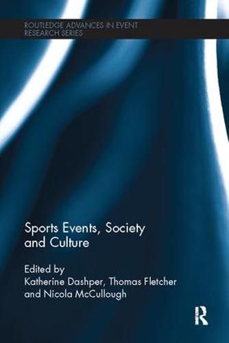 Cover image for Sports Events, Society and Culture