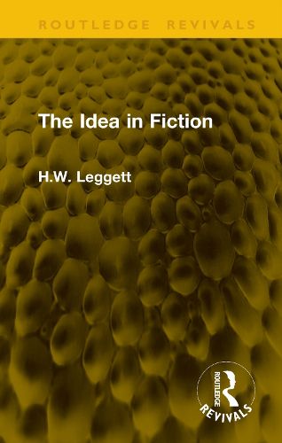Cover image for The Idea in Fiction